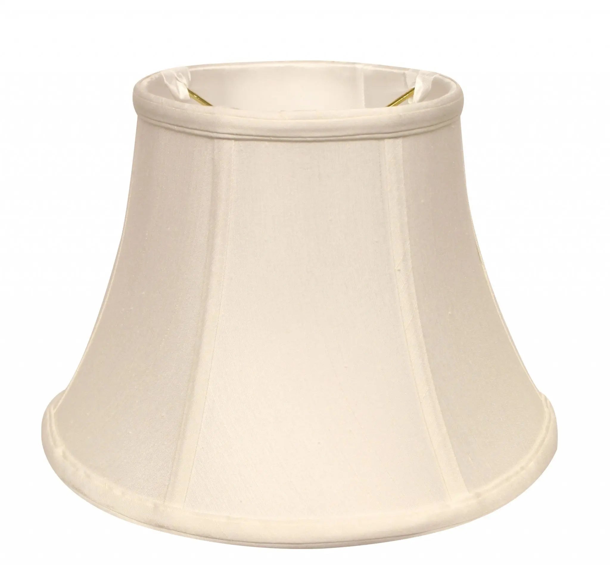 White Monay Shantung Silk Drum Lamp Shade Homeroots Lighting