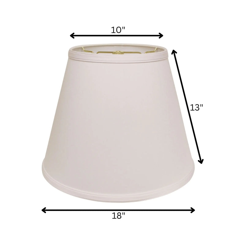 White No Slub Innsbruck Empire Lamp Shade - GreatEagleInc