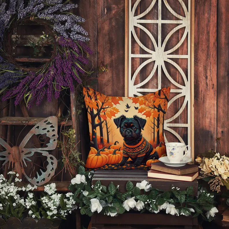 White Pit Bull Terrier Fall Pair of Pot Holders Caroline's Treasures