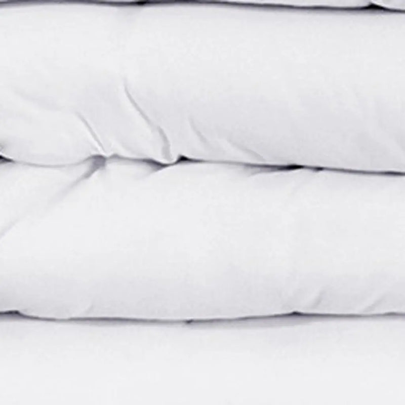 White Queen Cotton Blend 1200 Thread Count Washable Duvet Cover Set Homeroots Bed & Bath