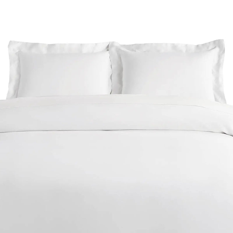 White Queen Rayon Washable Duvet Cover Set Homeroots Bed & Bath