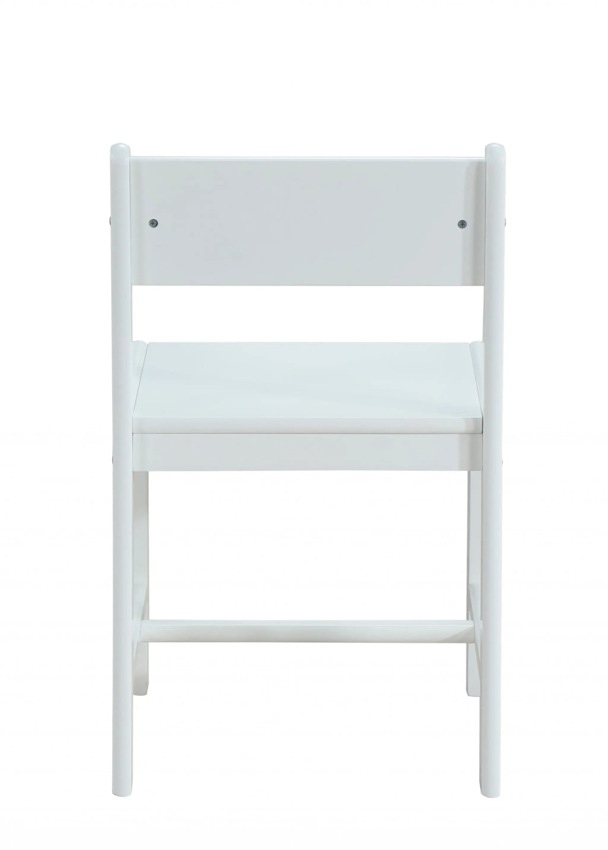 White Wood Stationary Desk Chair Homeroots Office