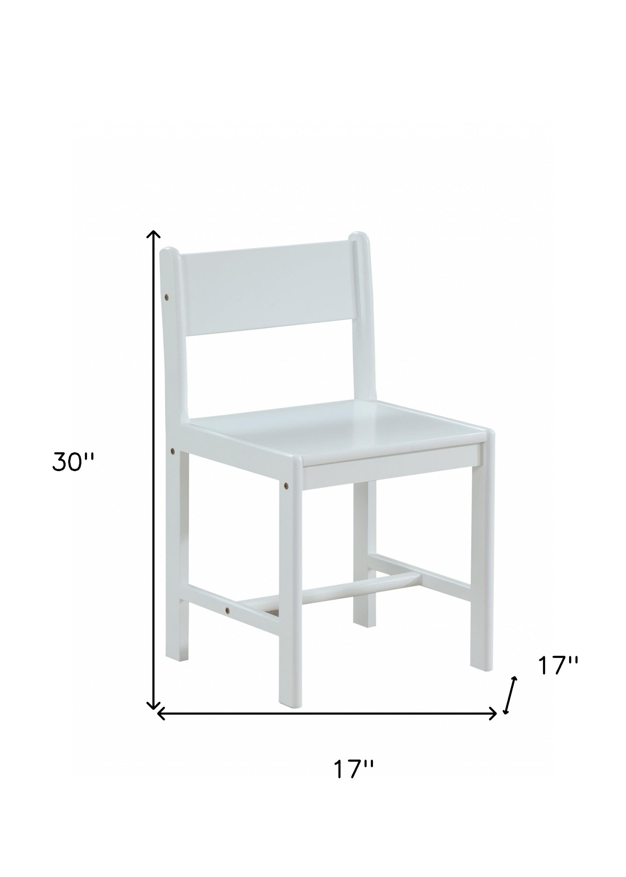 White Wood Stationary Desk Chair Homeroots Office