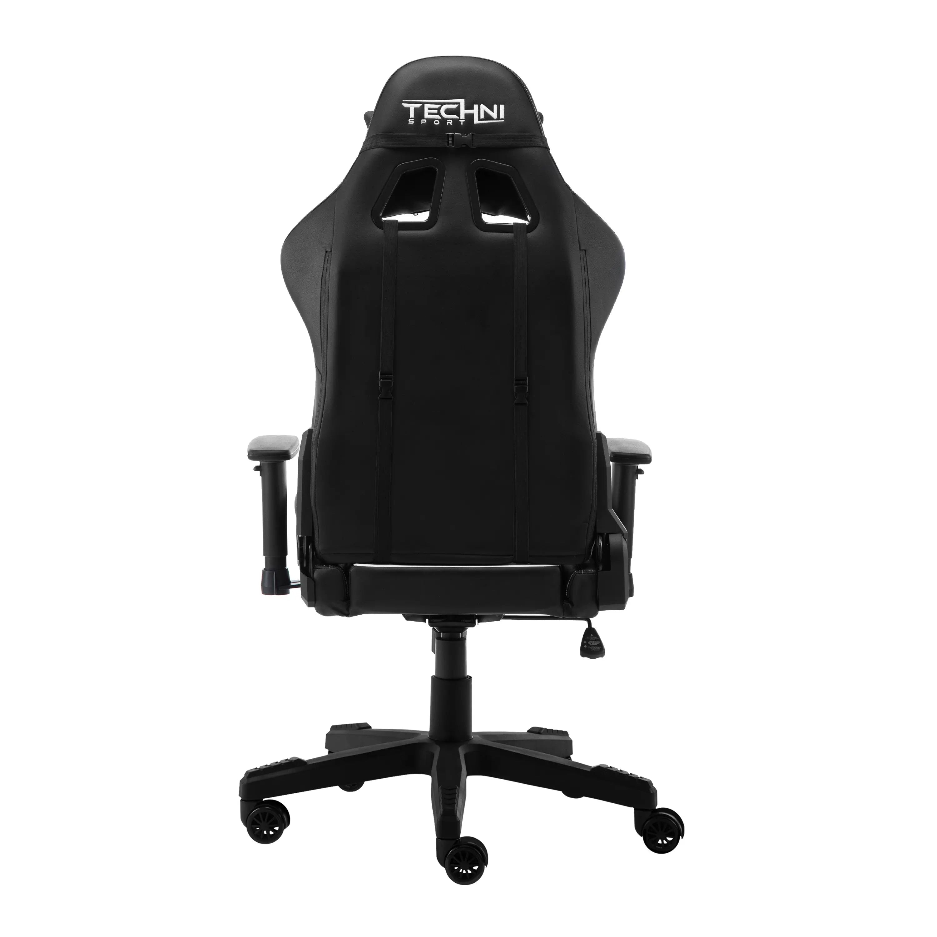 White and Black Adjustable Height Swivel Rolling Gaming Chair Homeroots Office