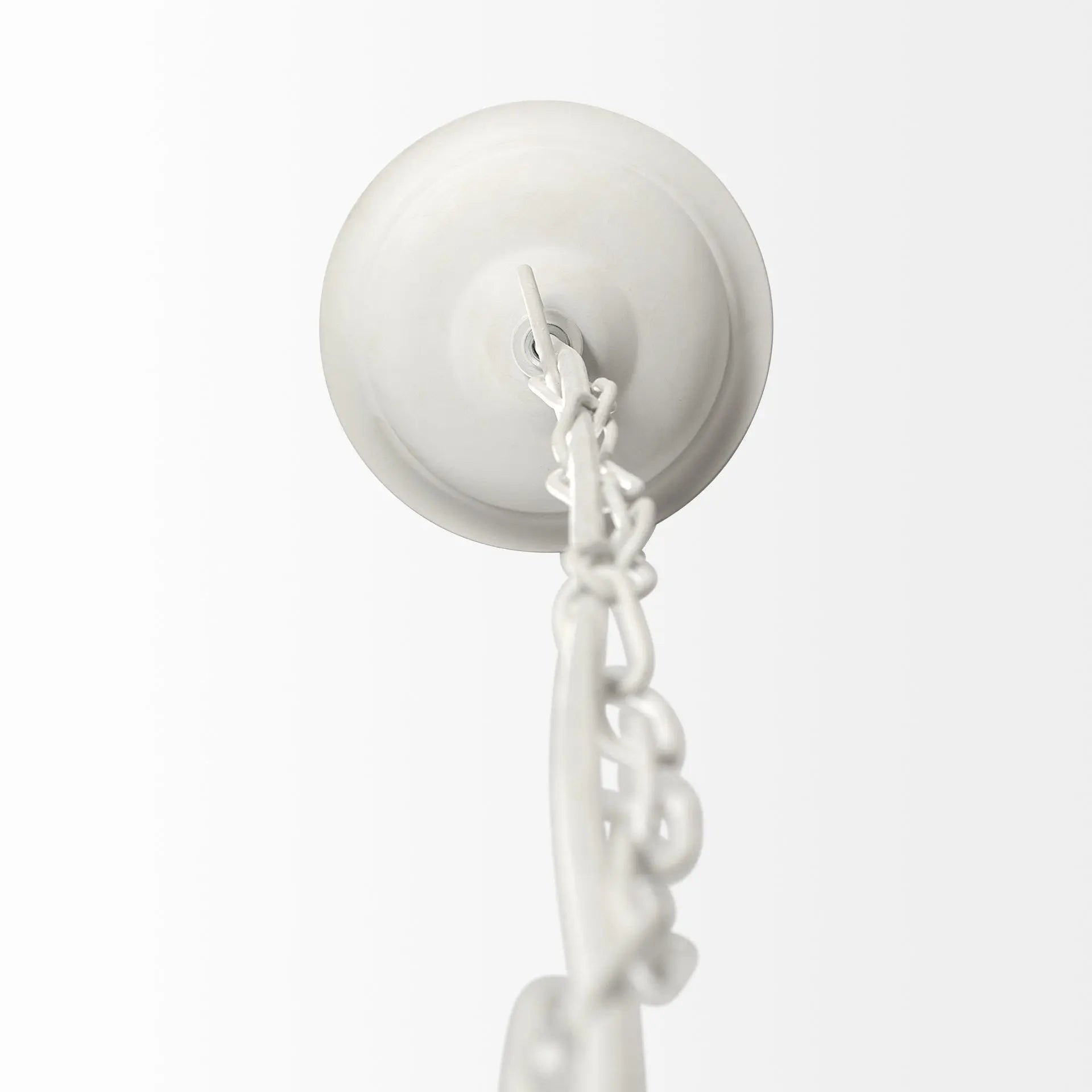 Whitewash Beaded Ball Hanging Light Homeroots Lighting