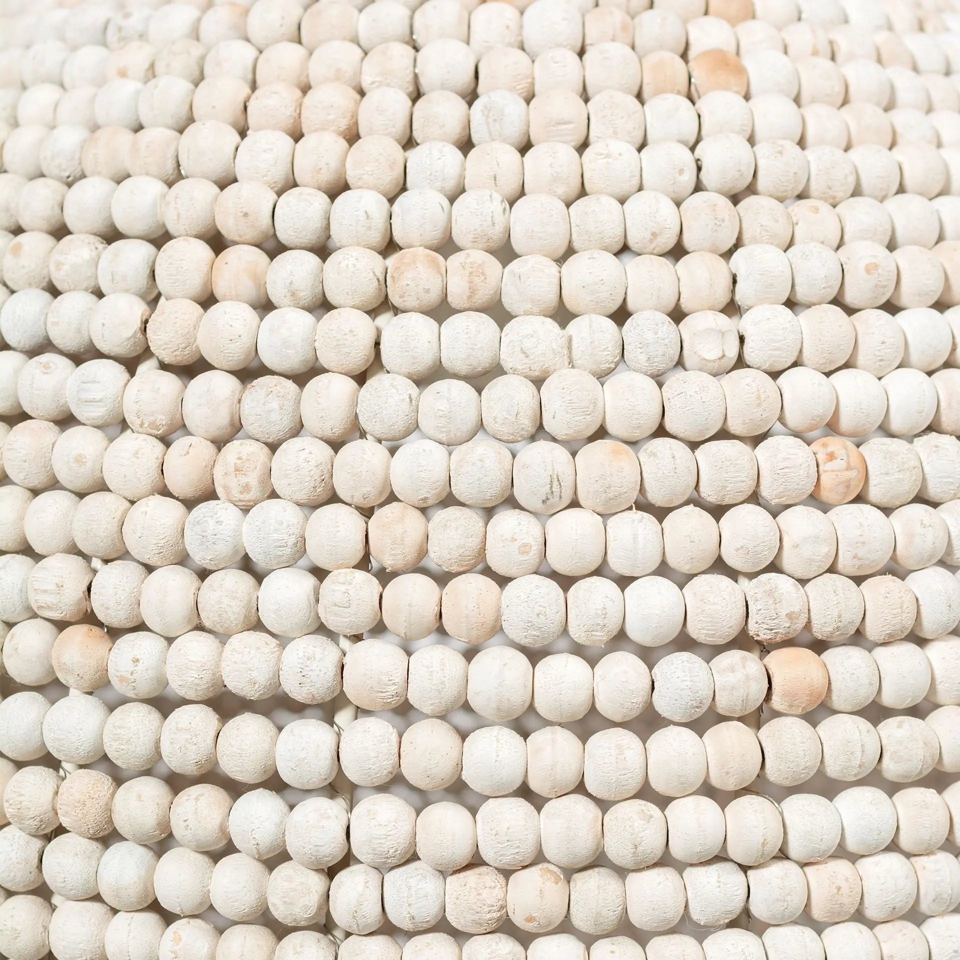 Whitewash Beaded Ball Hanging Light Homeroots Lighting