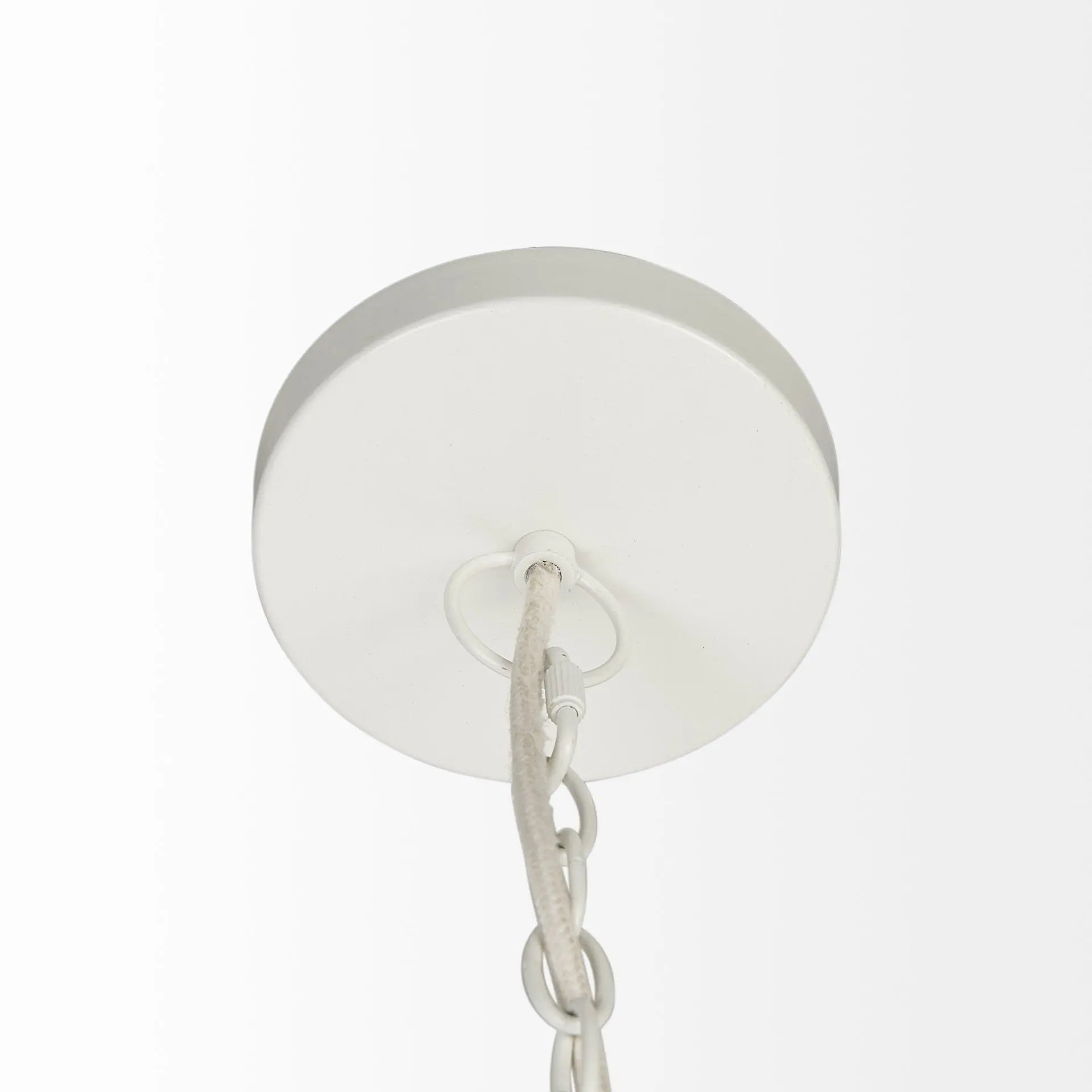 Whitewash Beaded Hanging Chandelier Homeroots Lighting