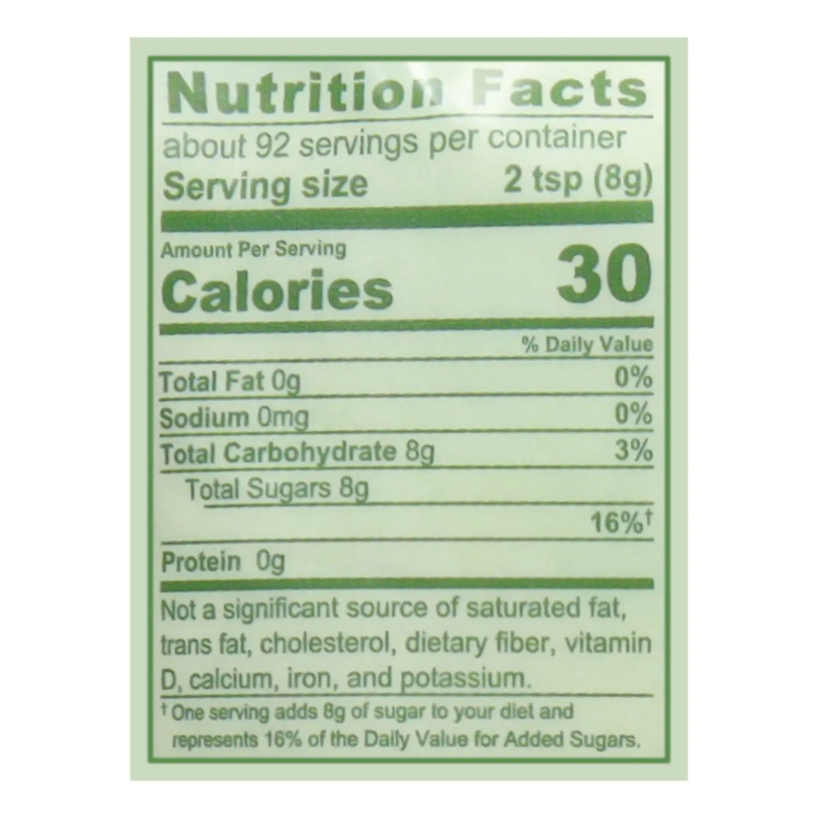 Wholesome - Sugar Og2 Cane Regen - Cs Of 12-26 Oz Wholesome