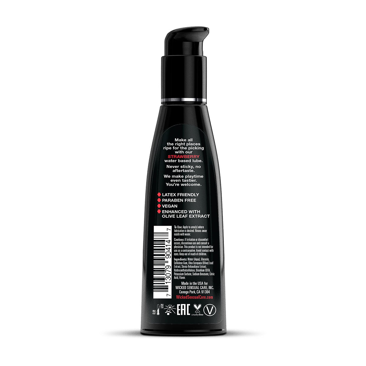 Wicked Aqua Strawberry 4oz Wicked Sensual Care