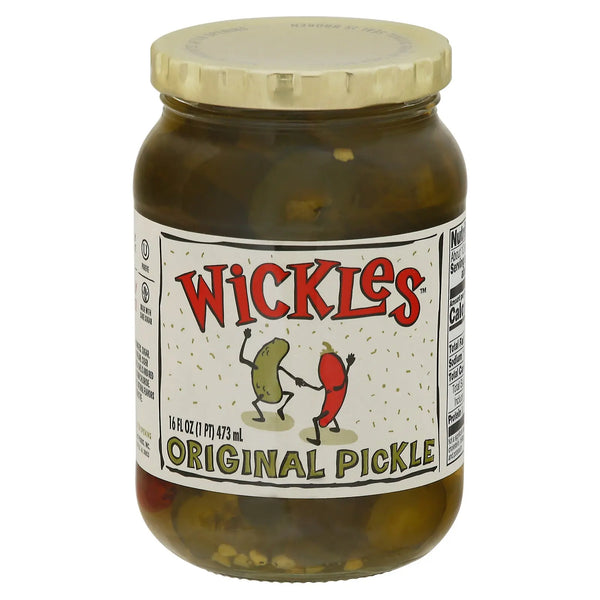 Wickles - Pickles - Original Chips - Case Of 6 - 16 Fl Oz. Wickles