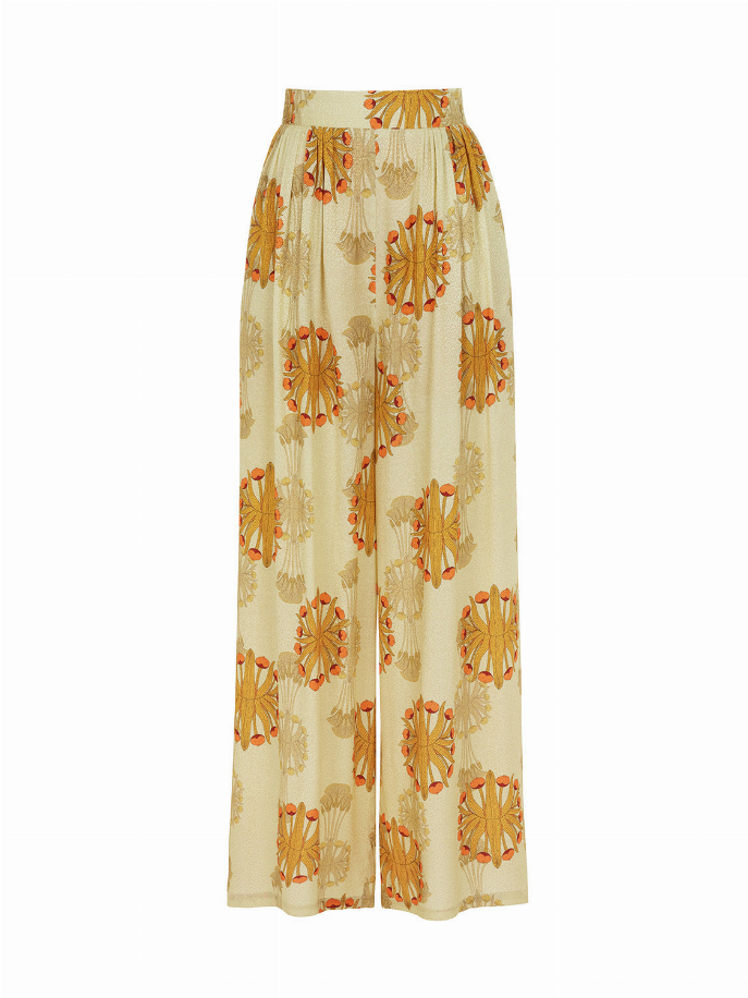 Wide Leg Printed Pants Monique Store
