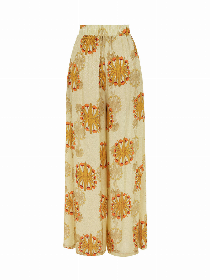 Wide Leg Printed Pants Monique Store