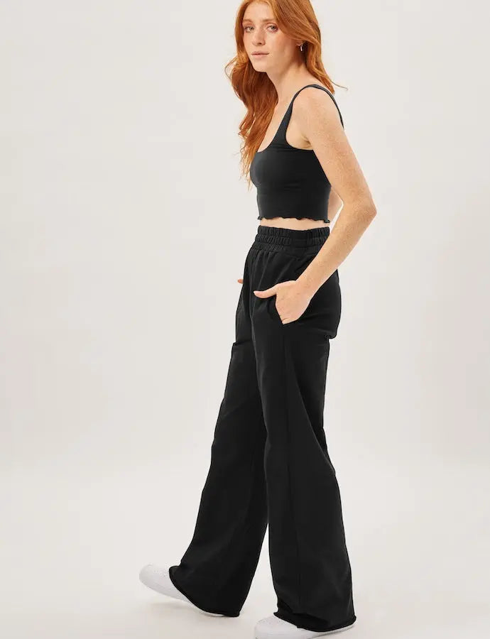Wide Leg Track Pants Woodley + Lowe