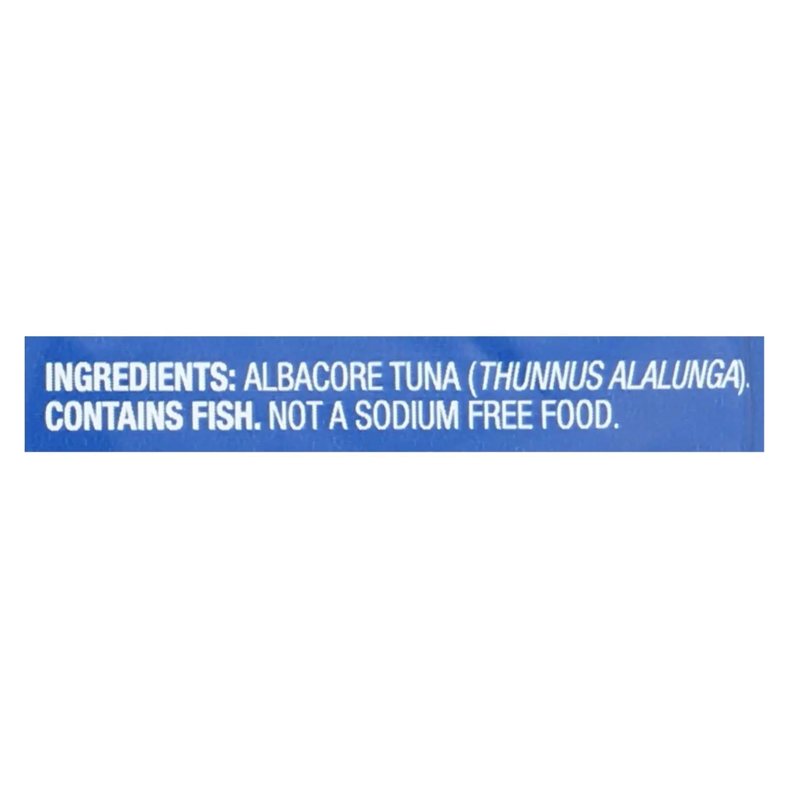 Wild Planet Wild Albacore Tuna With No Salt  - Case Of 24 - 3 Oz Wild Planet