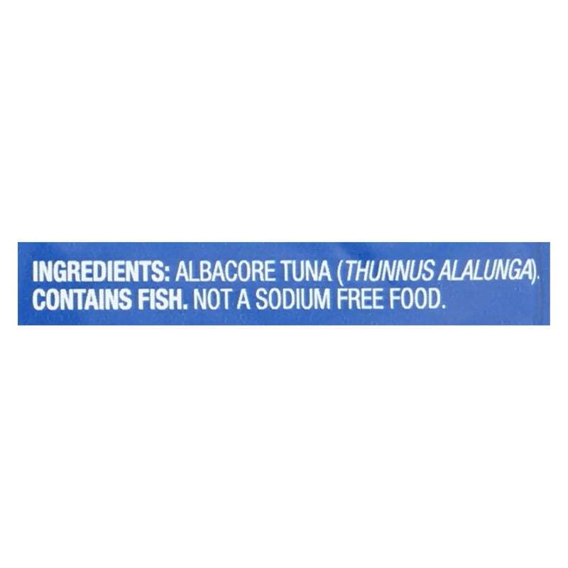 Wild Planet Wild Albacore Tuna With No Salt  - Case Of 24 - 3 Oz Wild Planet