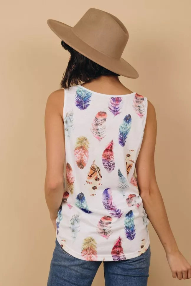 Wild & Free Feather Tank Stay Warm in Style