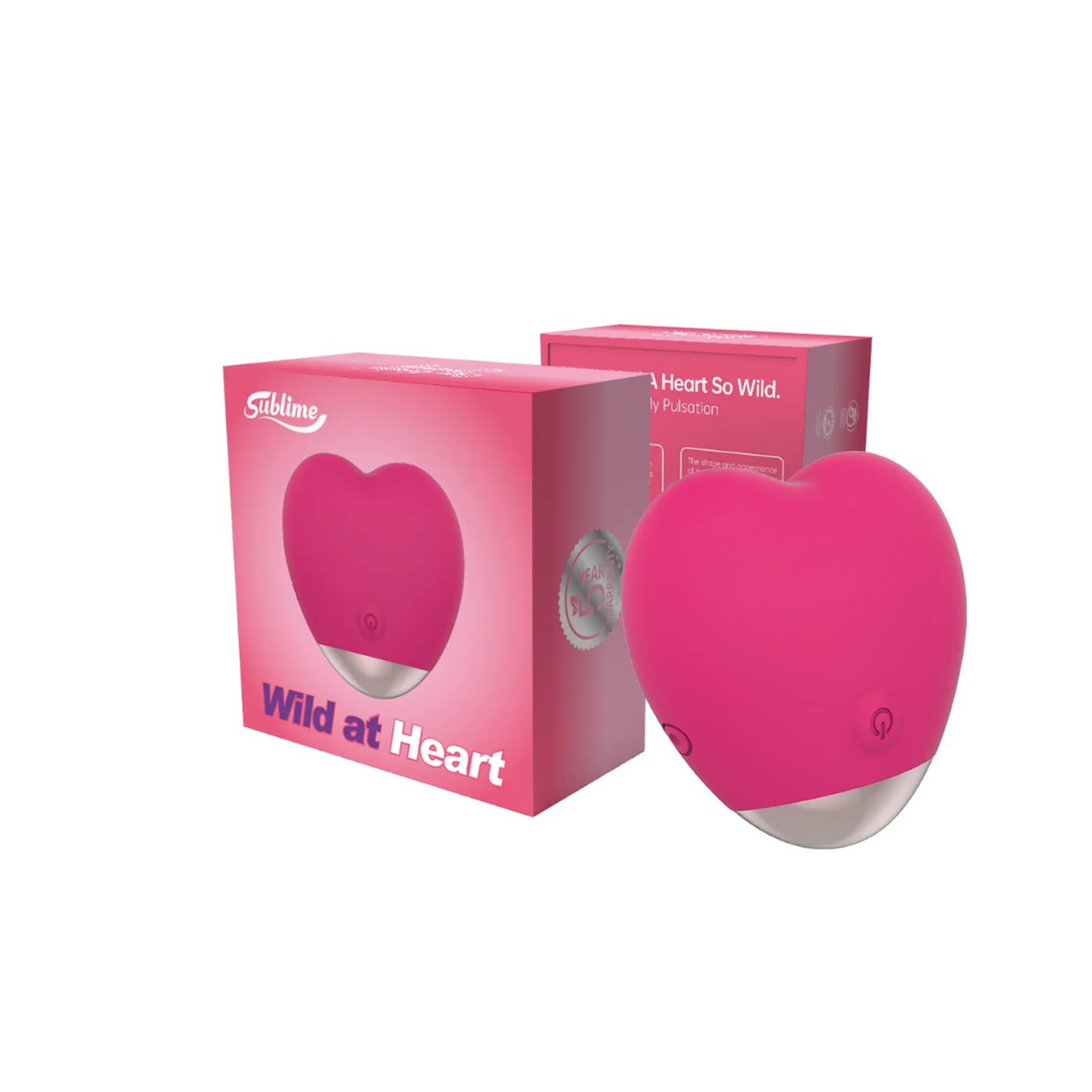 Wild at Heart Silicone External Heart Shaped Vibe OEJ