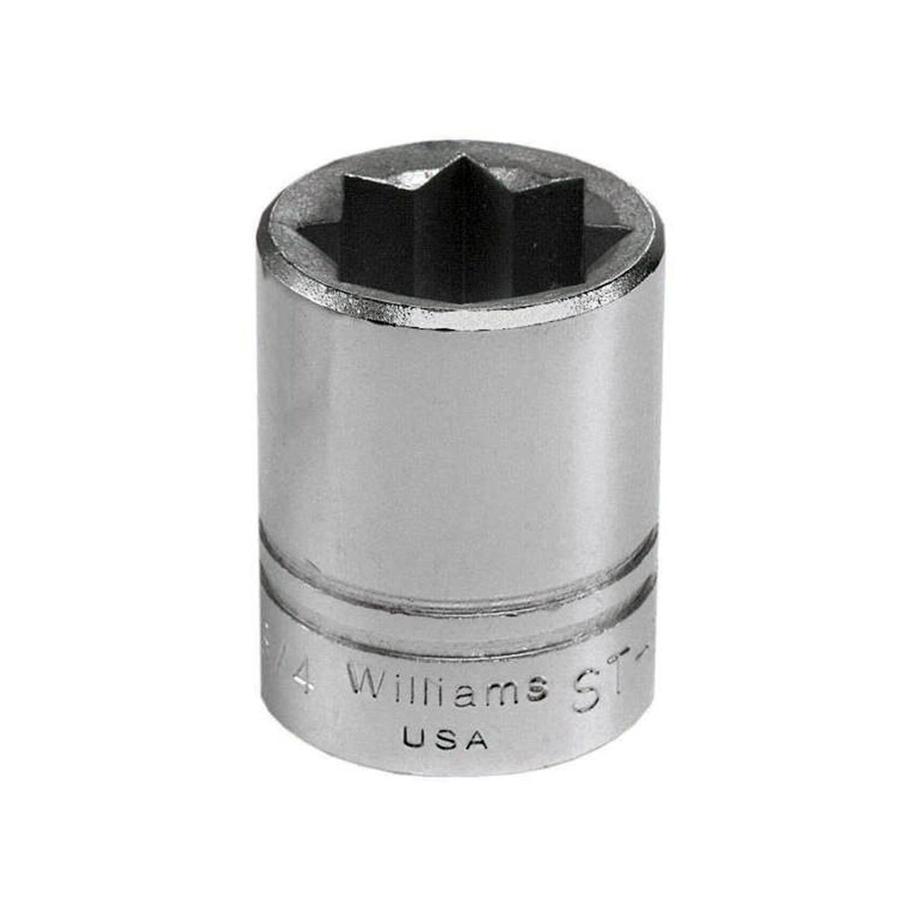 Williams 3/4″ Shallow Socket 1/2″ Drive 8 Point WILLIAMS