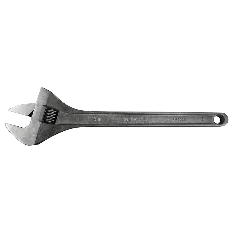 Williams Heavy Duty 18" Adjustable Wrench With Black Phosphate Finish WILLIAMS