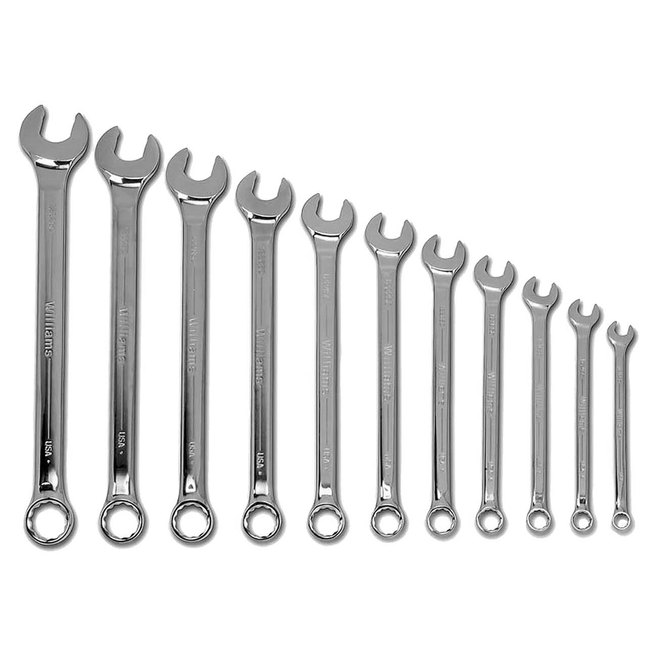 Williams Sae Combination Wrench Set (11 Piece) WILLIAMS