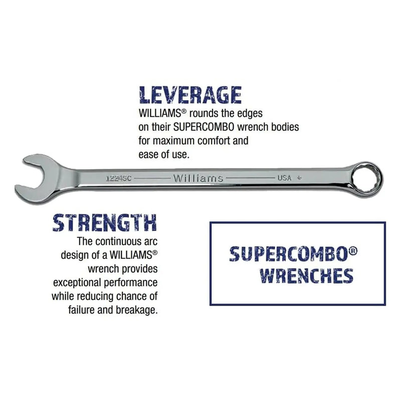 Williams Sae Combination Wrench Set (11 Piece) WILLIAMS