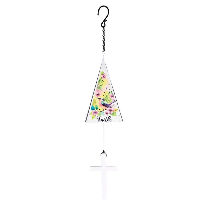 Windchime Iron Sail Faith Hope Bird Dicksons Inc