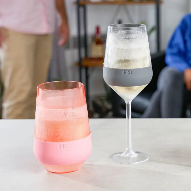 Wine FREEZE Stemmed Cooling Cups Set by HOST True Brands