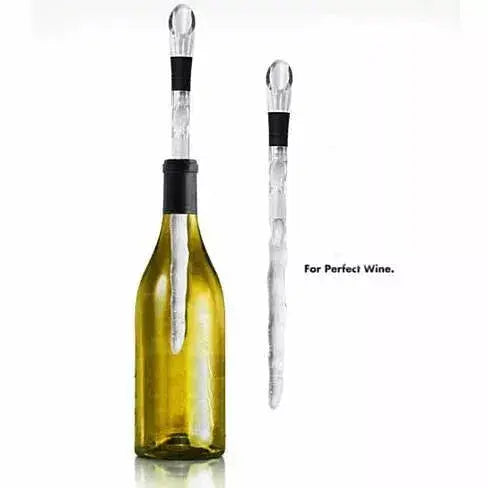 Winecicle - The Wine Chiller Icicle Stick and built in aerator Vista Shops