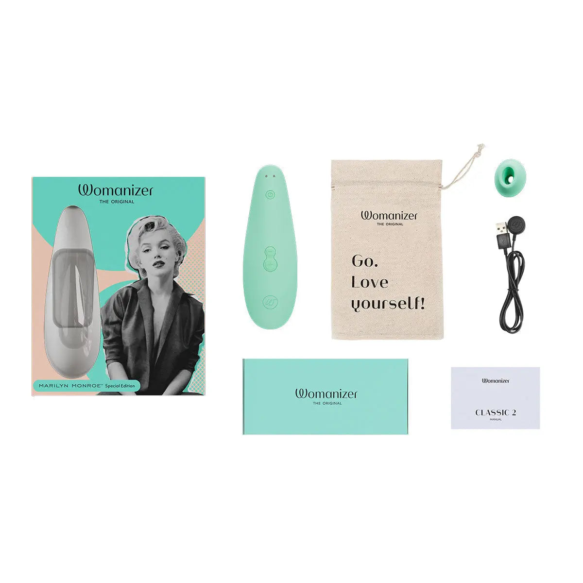 Womanizer Classic 2 Marilyn Monroe Special Edition - Mint Womanizer
