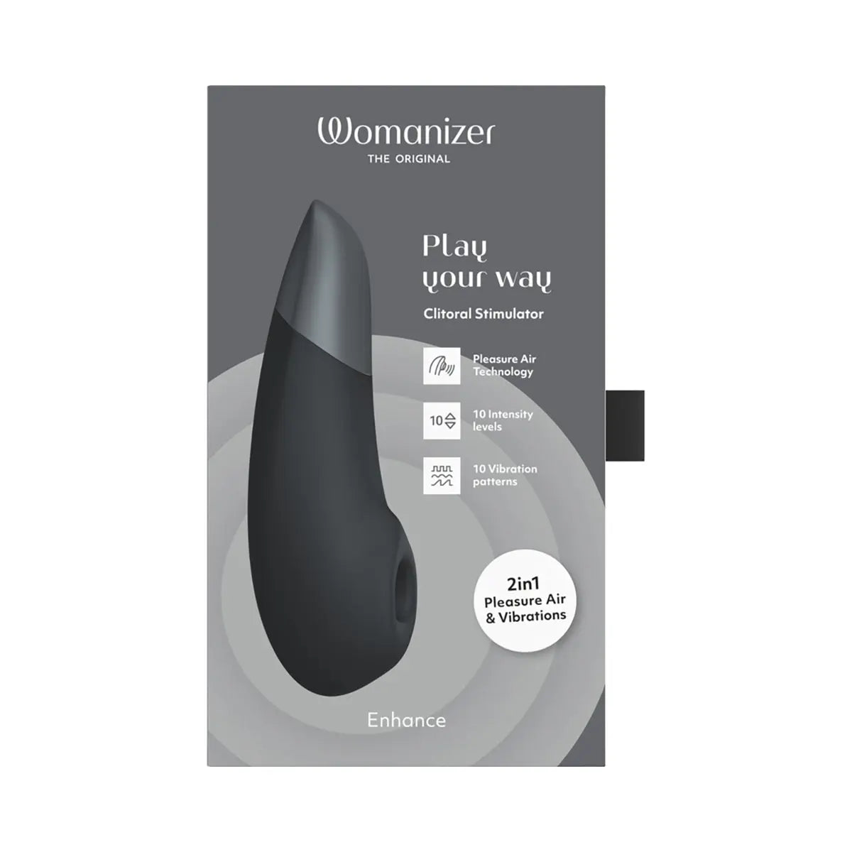 Womanizer Enhance Vibrant Black Womanizer