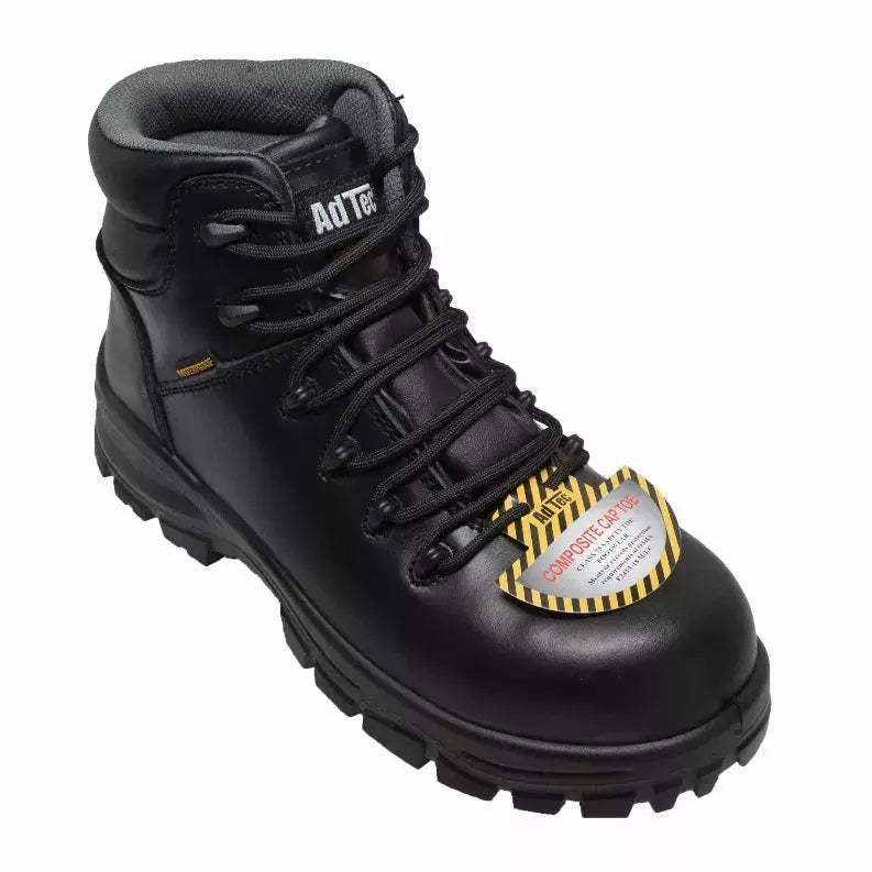 Women's 6" Waterproof Cap Toe Work Boot AdTec