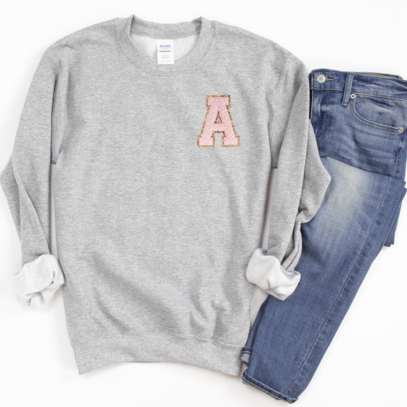 Women's Capital Alphabet Sweatshirt Dream Team Designs