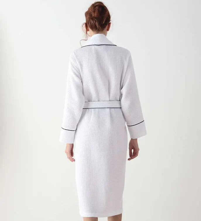 Women's Full Length Waffle Hotel Robe Seren