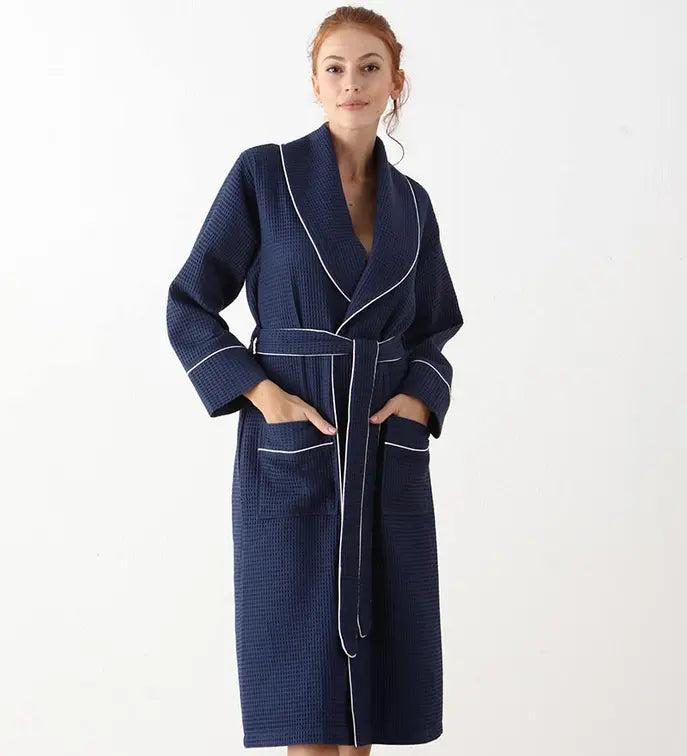 Women's Luxury Long Waffle Bathrobe Seren