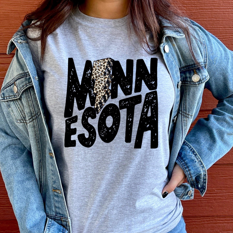 Women's Minnesota Bolt State T-Shirt Dream Team Designs