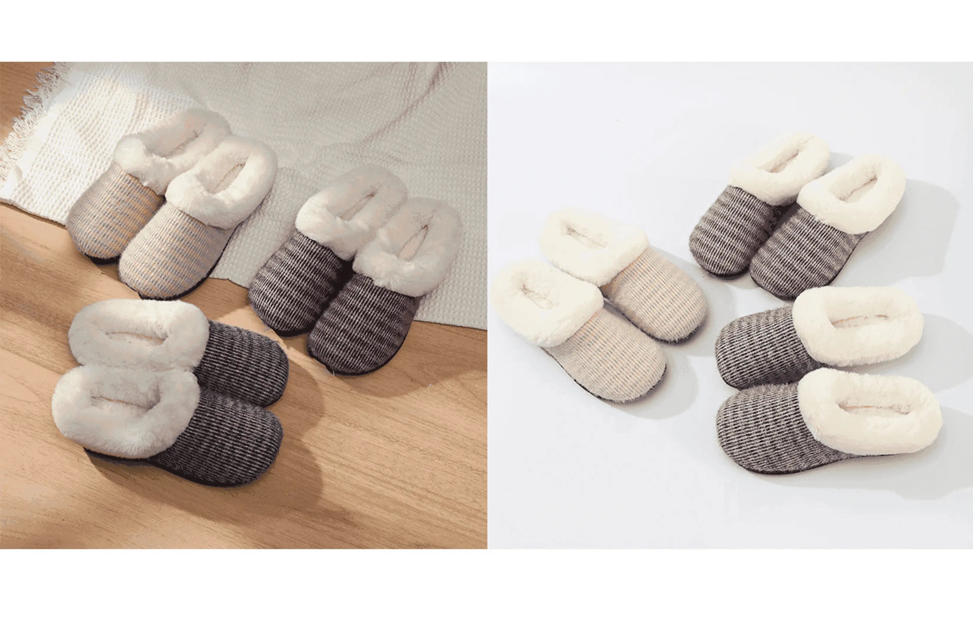 Women's Mohair Upper Clog Soft Breathable Slipper Roxoni