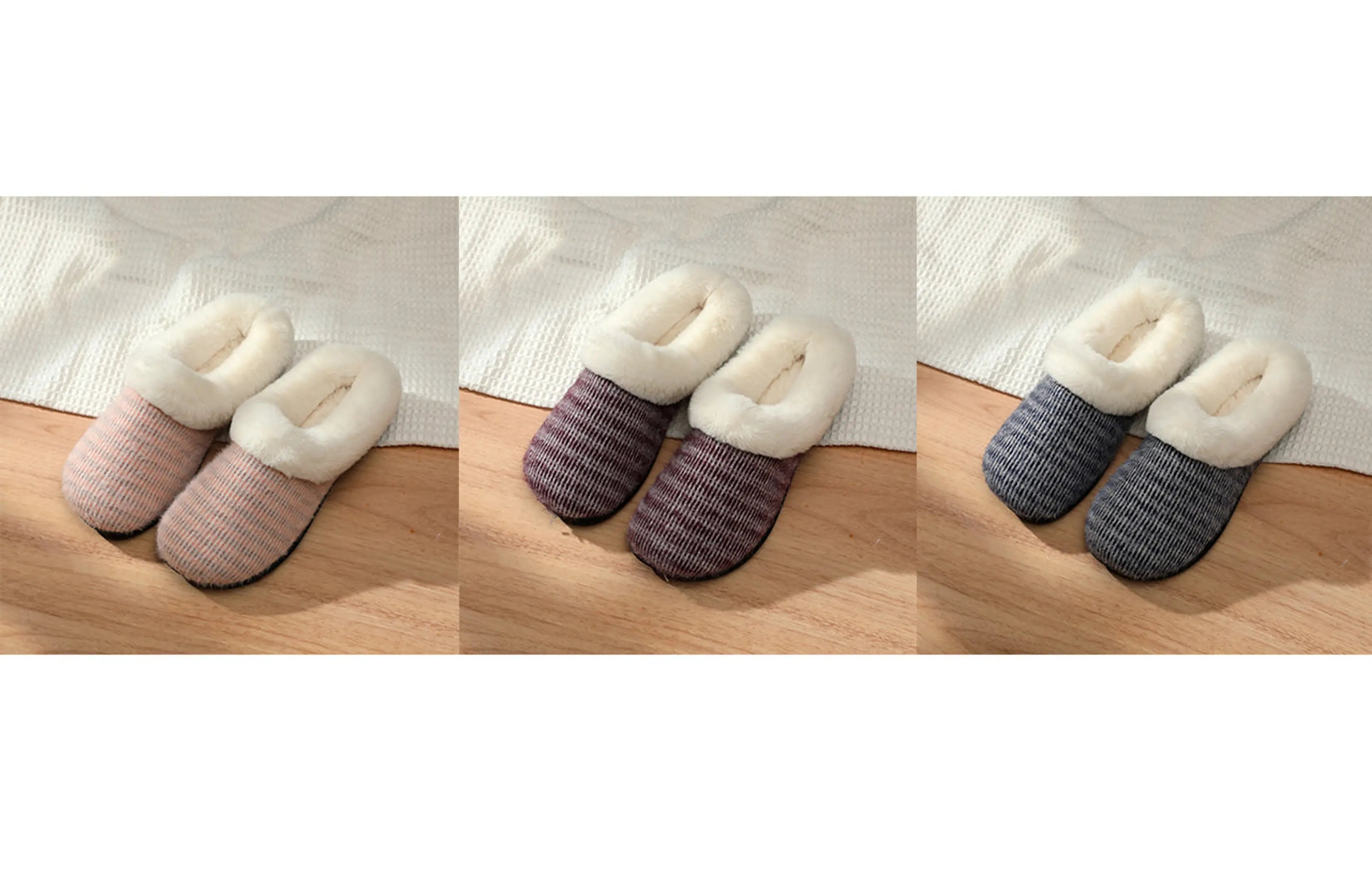 Women's Mohair Upper Clog Soft Breathable Slipper Roxoni