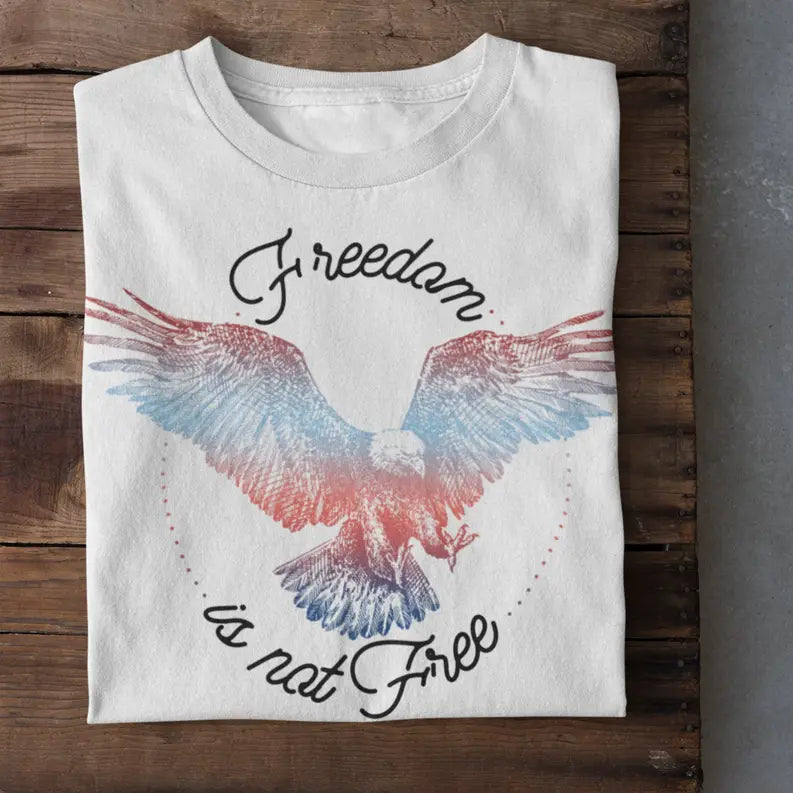 Women's Retro Freedom Is Not Free T-Shirt Dream Team Designs