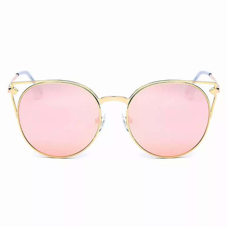 Women's Round Cat Eye Sunglasses IRIS FASHION INC