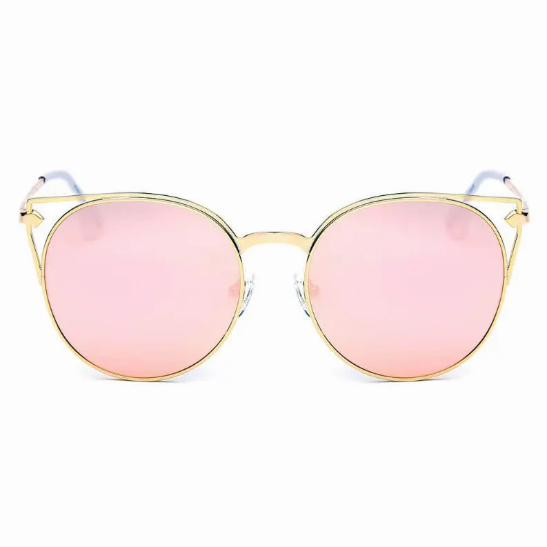 Women's Round Cat Eye Sunglasses IRIS FASHION INC