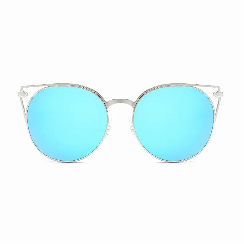 Women's Round Cat Eye Sunglasses IRIS FASHION INC