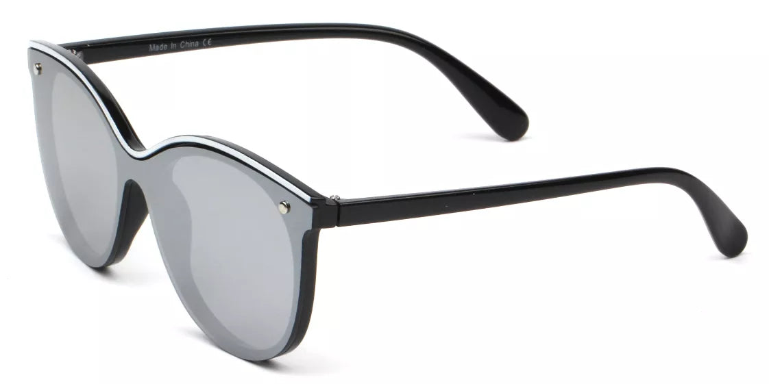 Women's Round Cat Eye Sunglasses IRIS FASHION INC