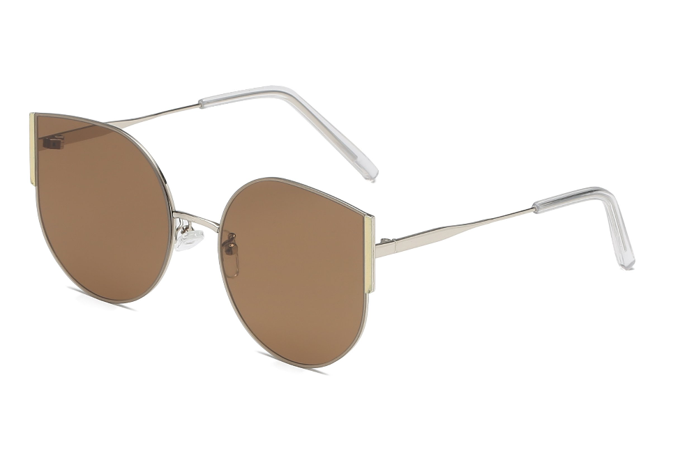 Women's Round Cat Eye Sunglasses IRIS FASHION INC