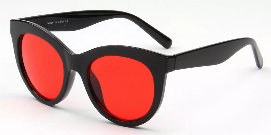 Women's Round Cat Eye Sunglasses IRIS FASHION INC