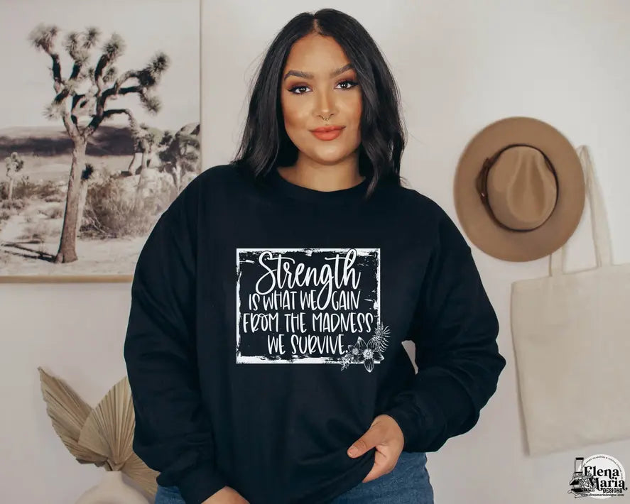 Women's Strength Sweatshirt Dream Team Designs