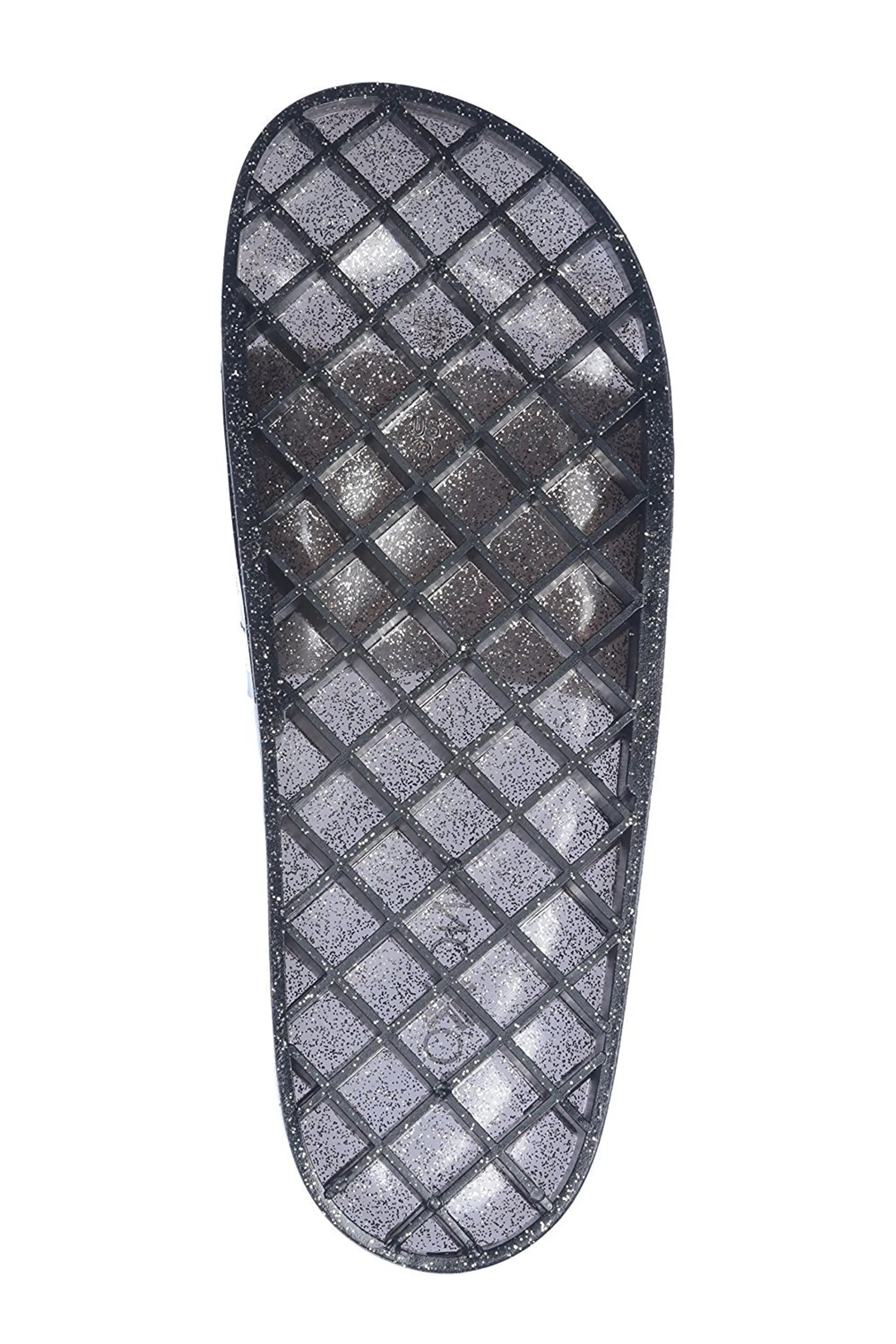 Women's Summer Flip Flop Open Toe Jelly Glitter Slides Roxoni