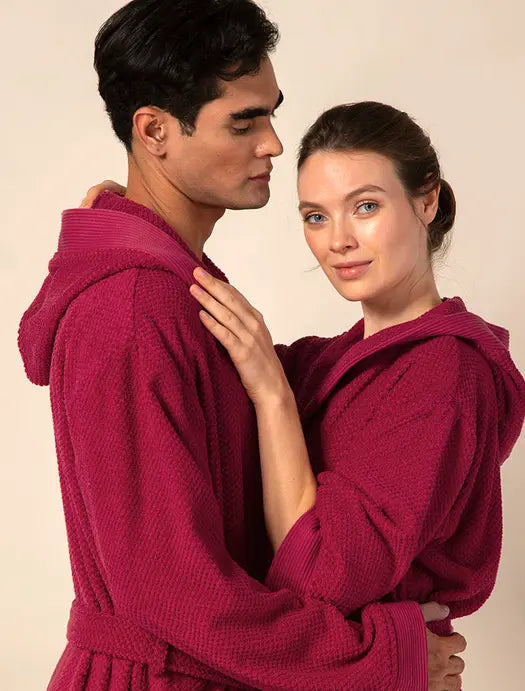 Women's Turkish Cotton Loose Cut Terry Bathrobe Seren