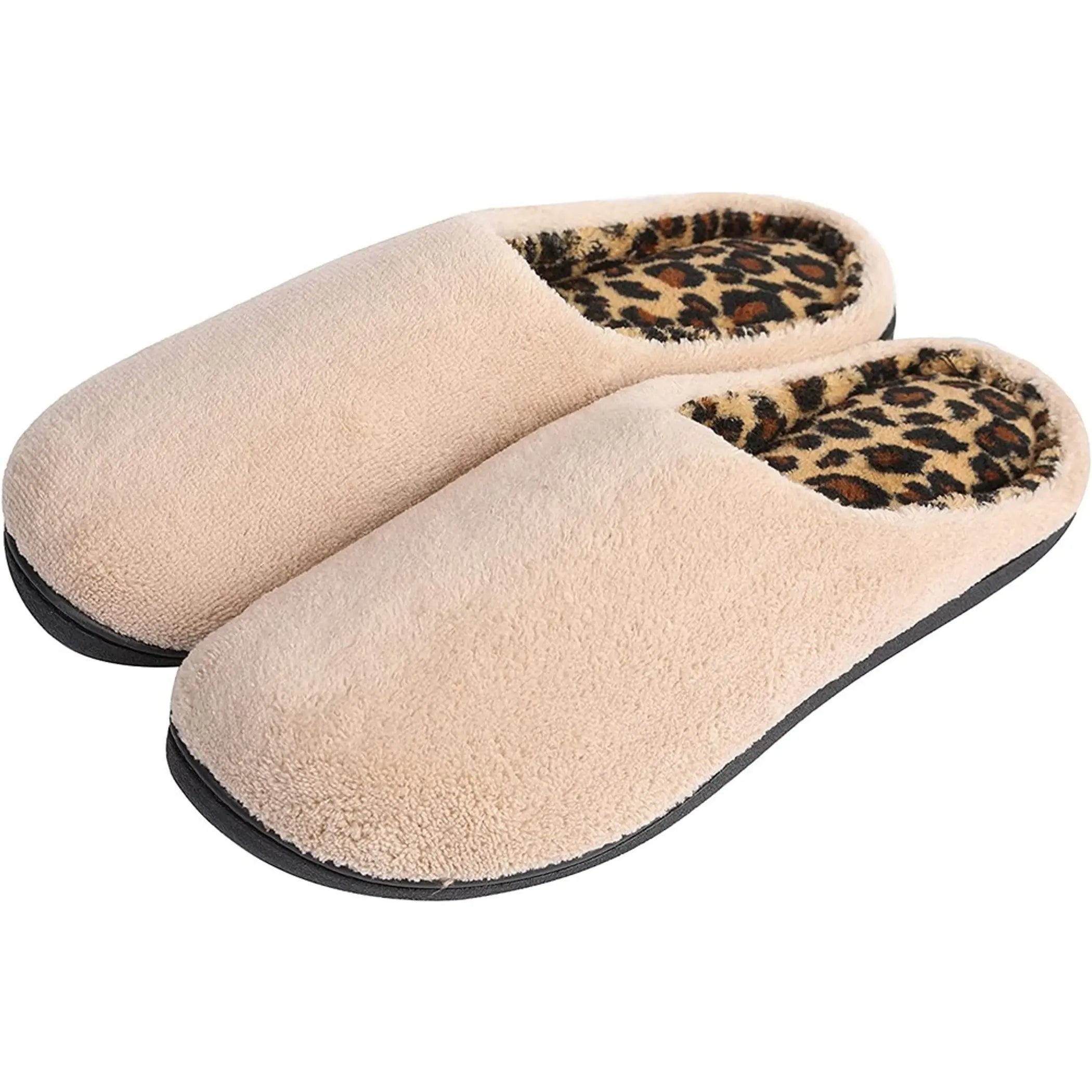 Womens Clog Slippers Microterry Memory Foam Comfy Footbed Roxoni