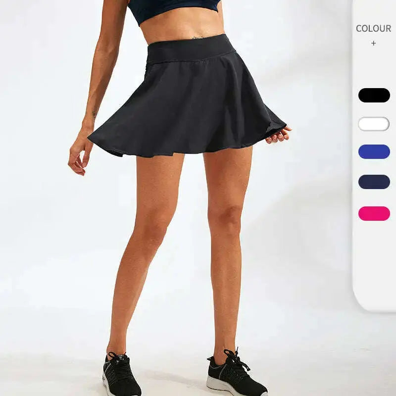Womens-Tennis-Skirt-With-Inner-Shorts-Underpants-Dancing-Short-Gym-Women_s-Yoga-Shorts-2-in-1-Sports-Tennis-Skirt-Elastic-Waist-GreatEagleInc-334163267