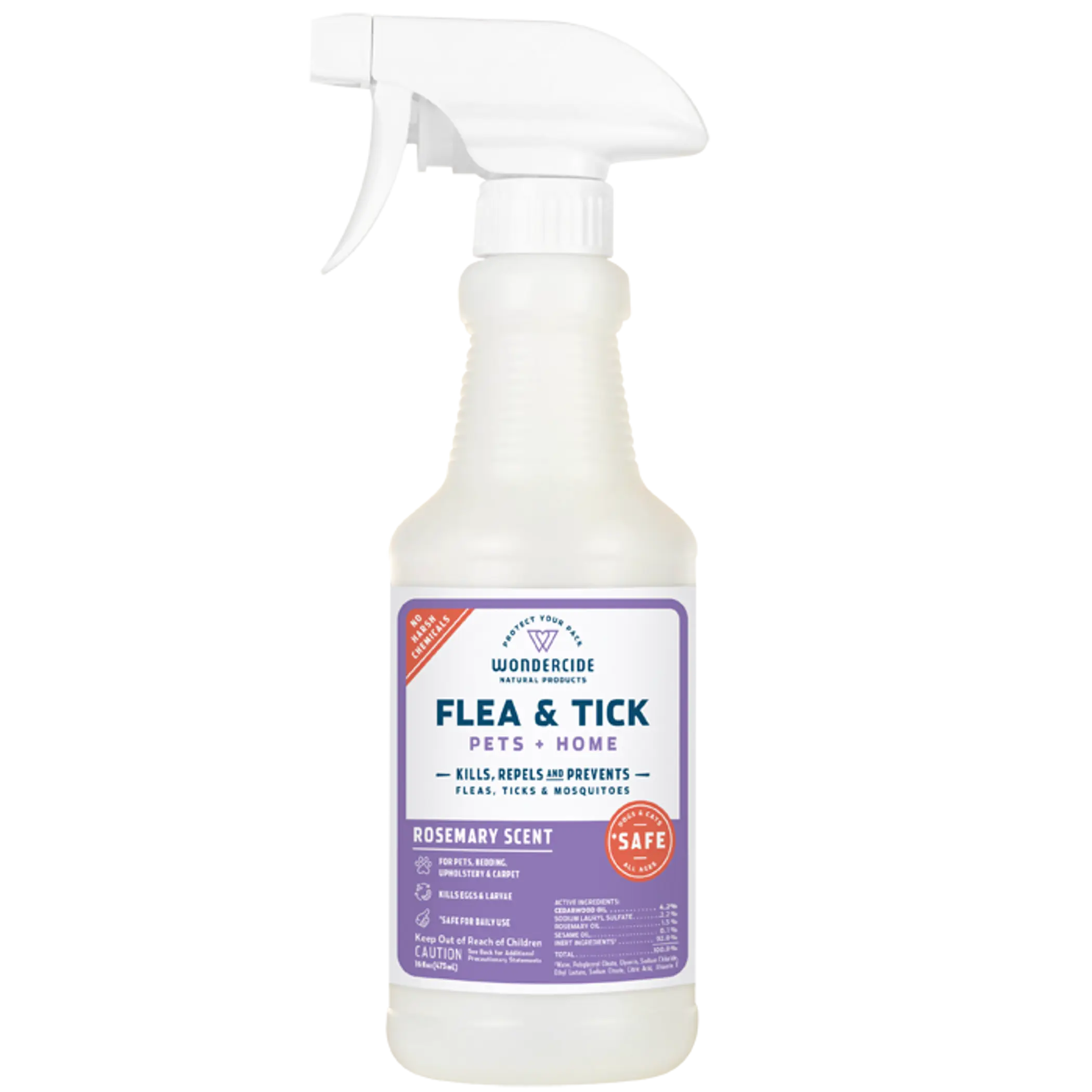 Wondercide - Flea, Tick & Mosquito Spray for Pets + Home - Wondercide